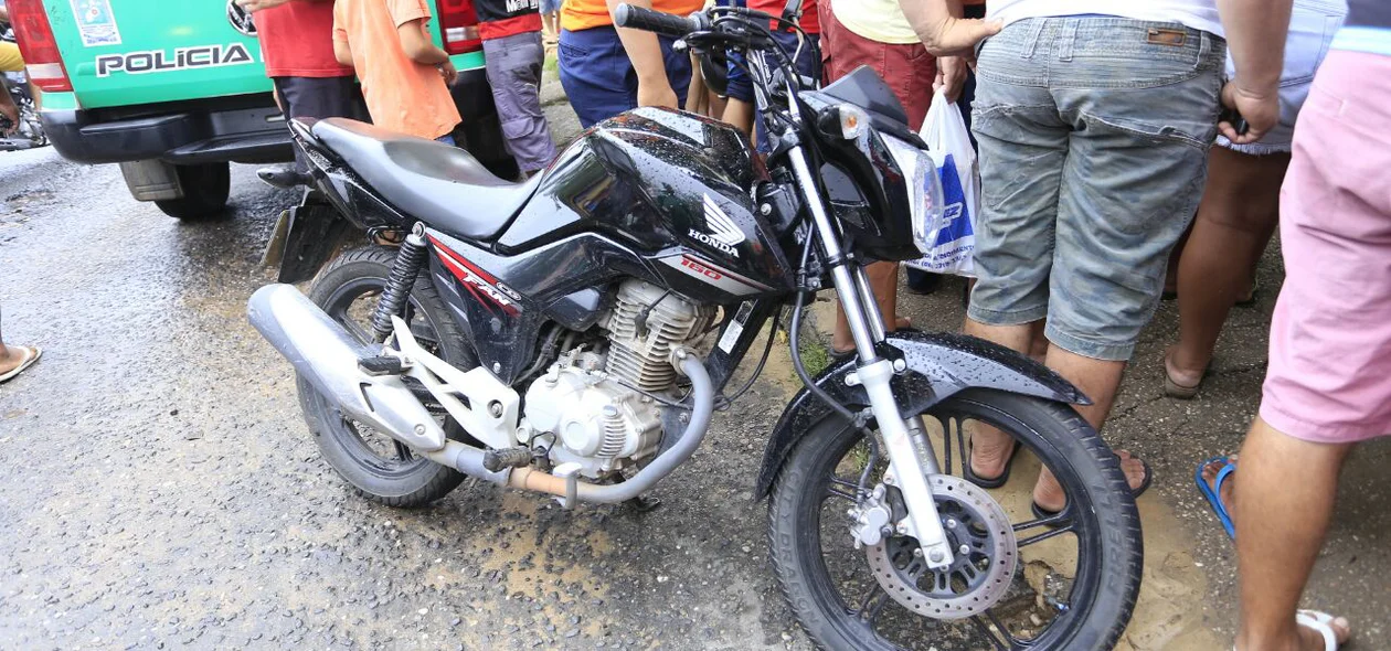 Motocicleta de Nilberto Lima e Silva