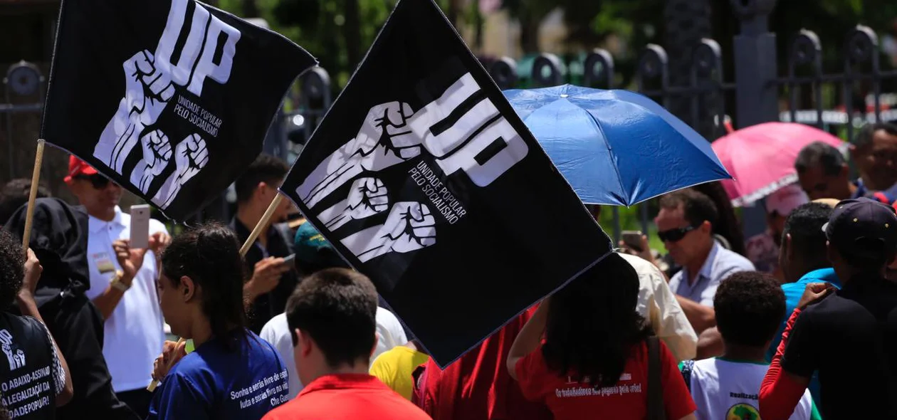 Manifestação contra a Reforma da Previdência em Teresina