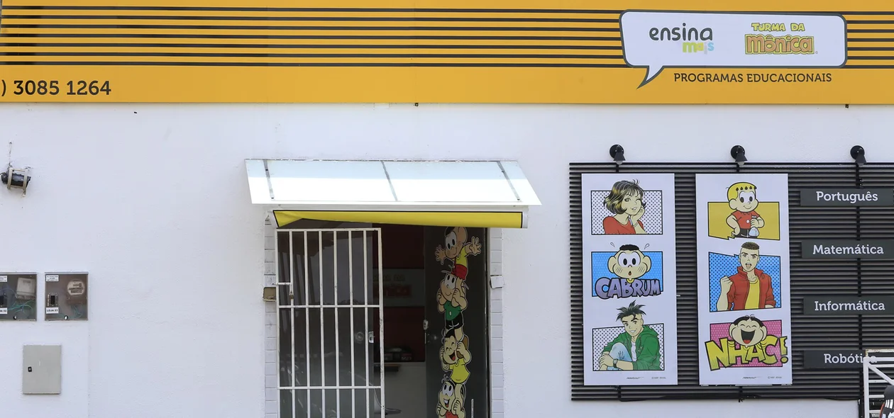 Escola de ensino infantil Ensina Mais-Turma da Mônica é alvo de criminosos