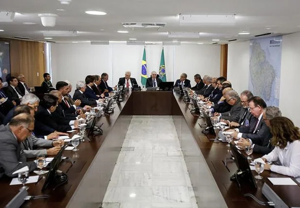 João Henrique Sousa e empresários se reúnem com presidente Michel Temer