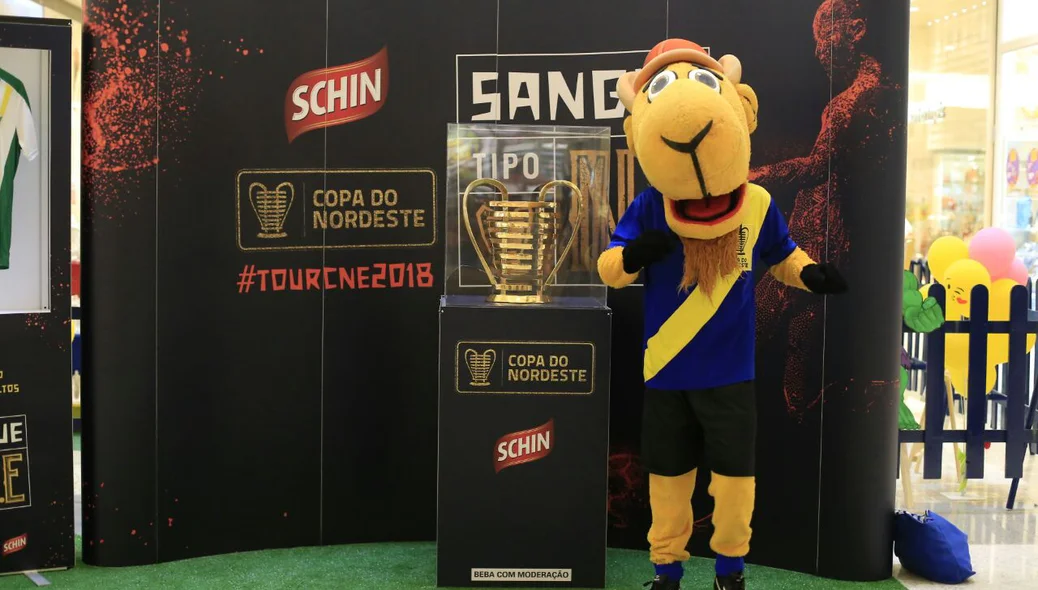 Taça Copa do Nordeste em visita a Teresina 