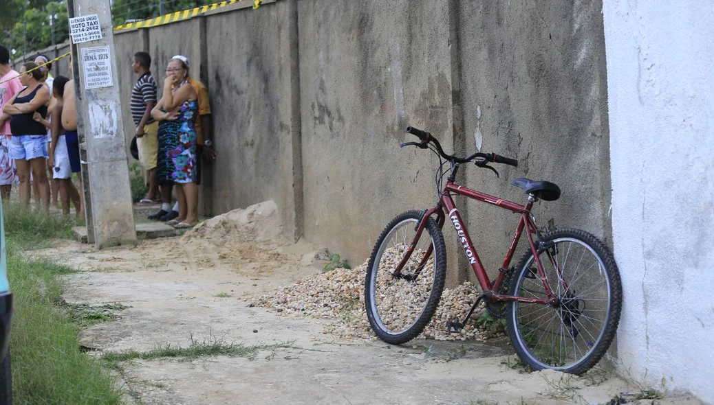 Bicicleta de um dos jovens