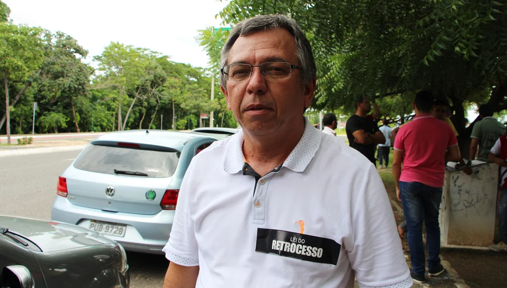Romão Bonfim, organizador do ato