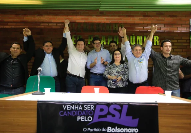 Evento de filiação do PSL no Plenarinho da Alepi