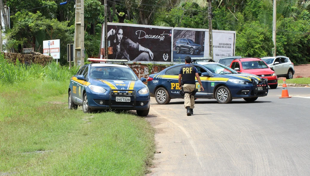 Congestionamento se formou na BR 343