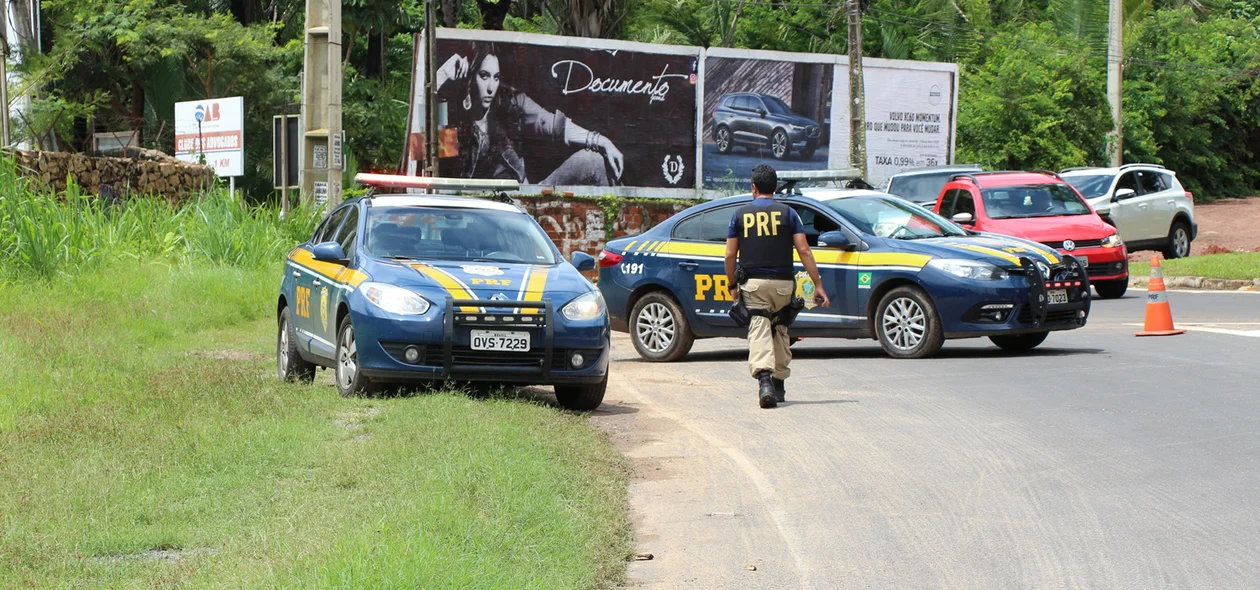 Congestionamento se formou na BR 343