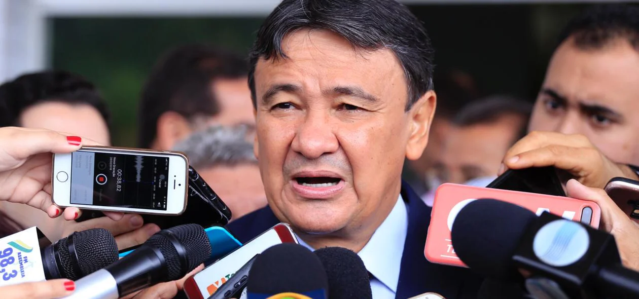 Governador Wellington Dias, durante o lançamento do Cartão Reforma em Teresina