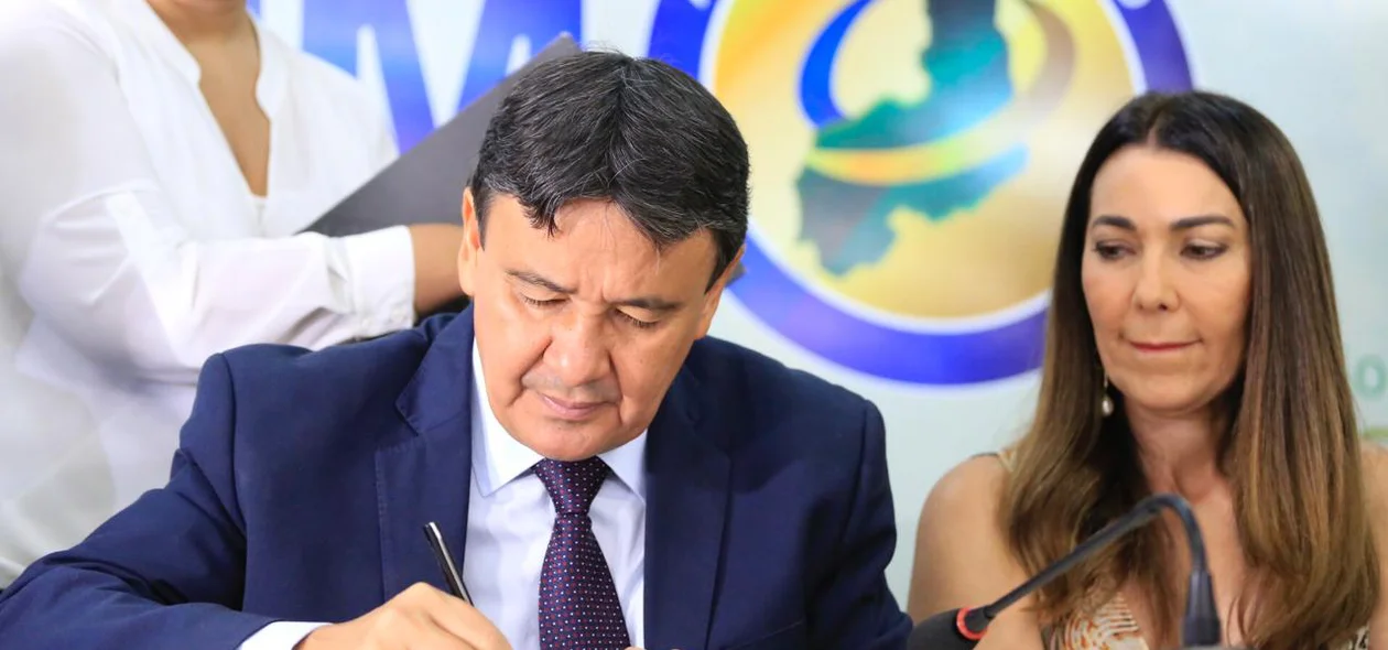 Governador Wellington Dias e vice-governadora Margarete Coelho 