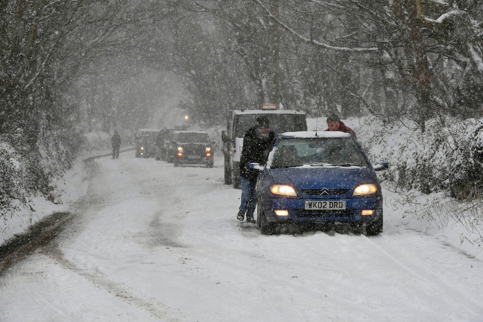 Grande onda de frio na Europa deixa mortos
