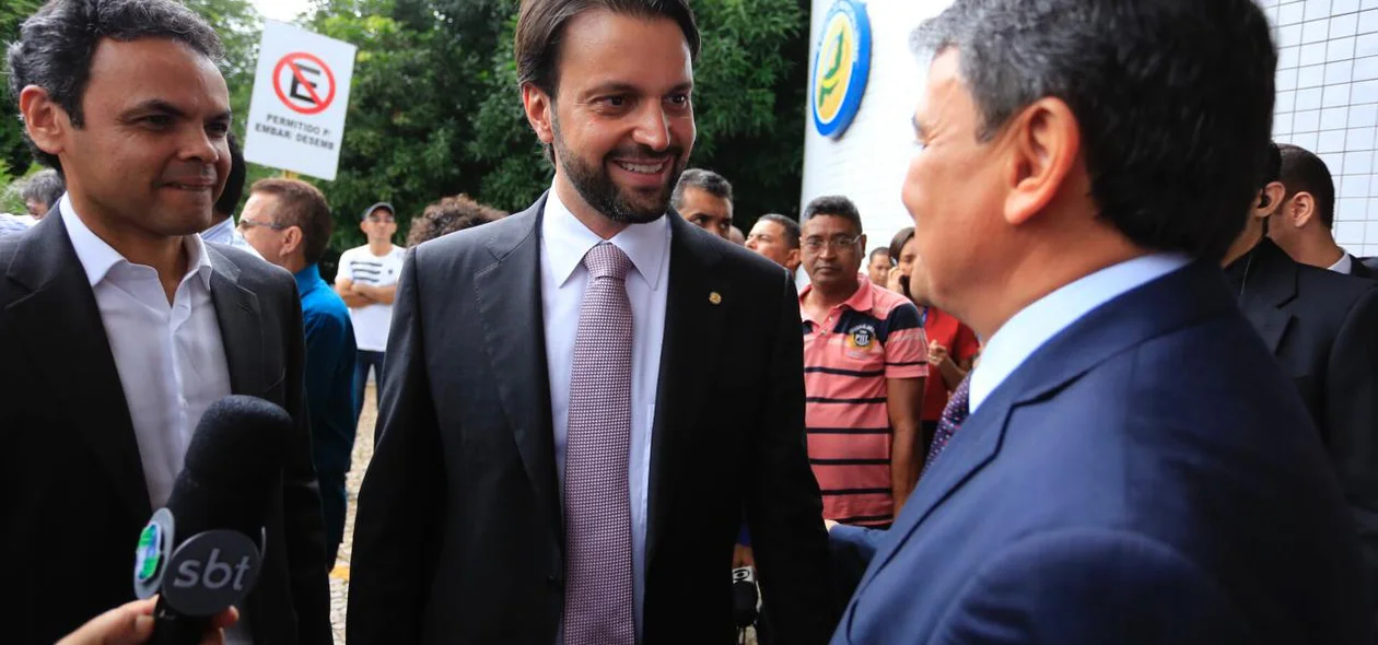 Presidente da APPM, Gil Carlos, ministro Alexandre Baldy e governador Wellington Dias