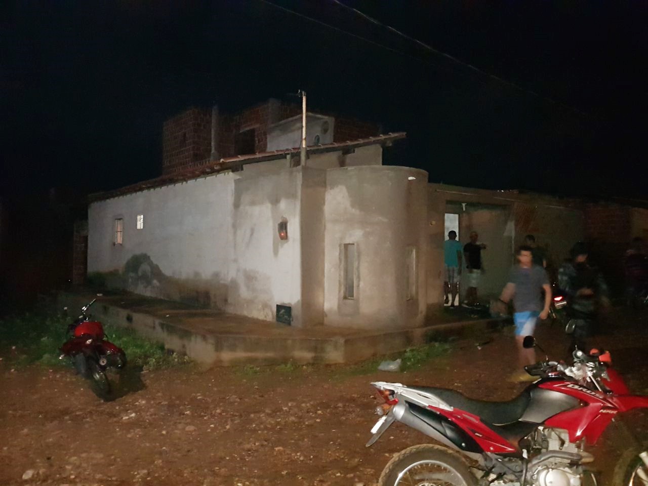 Casa em construção onde havia a comercialização de drogas