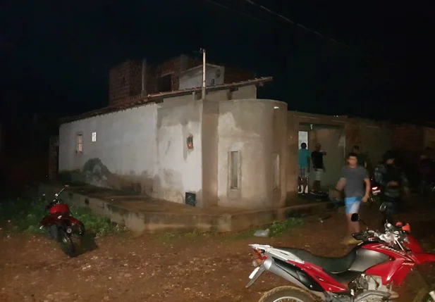 Casa em construção onde havia a comercialização de drogas