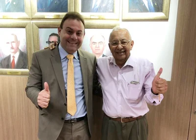 Jeová Alencar recebe Dr. Pessoa na Câmara de Teresina 