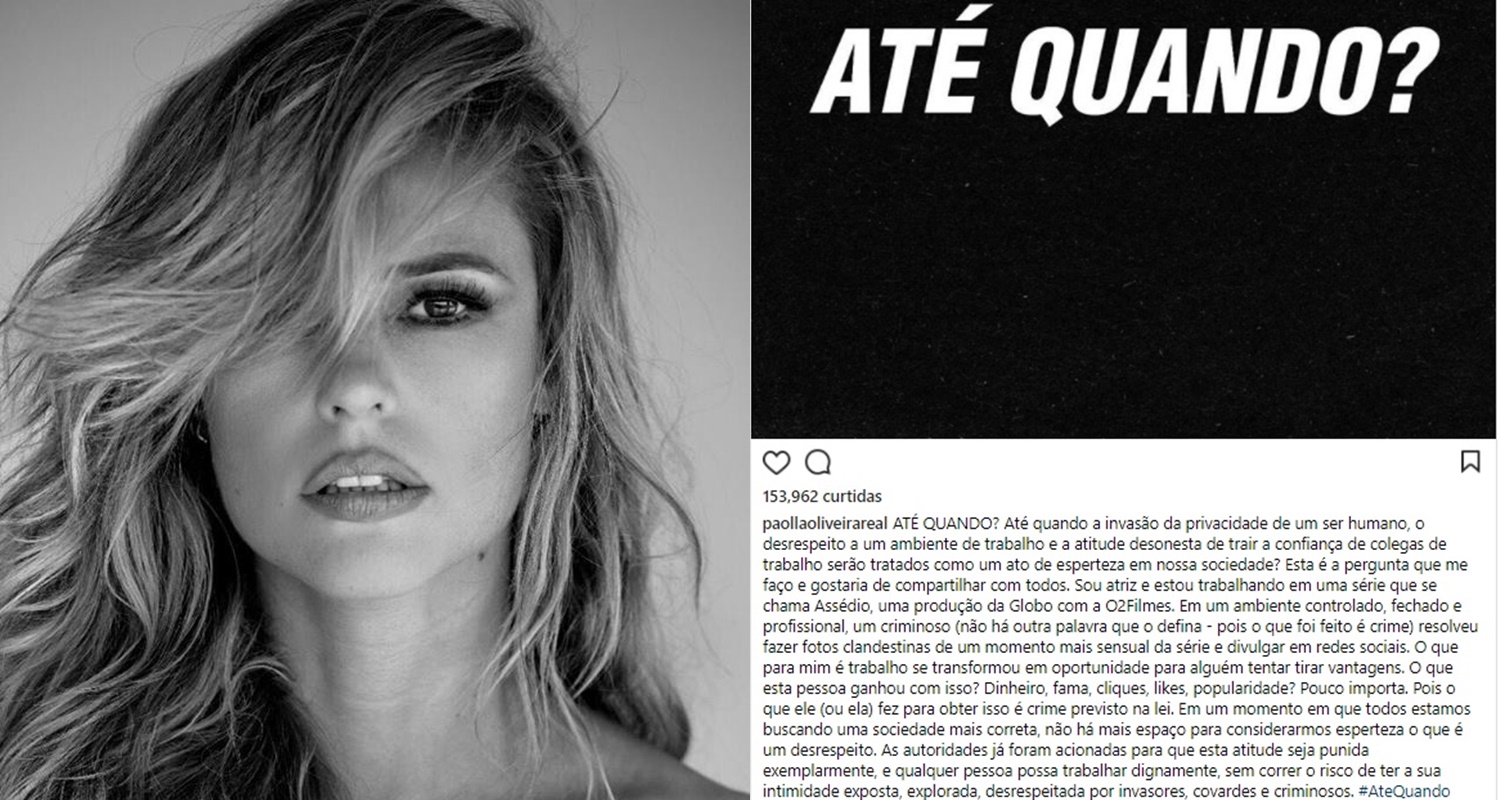 Paola Oliveira tem fotos íntimas vazadas