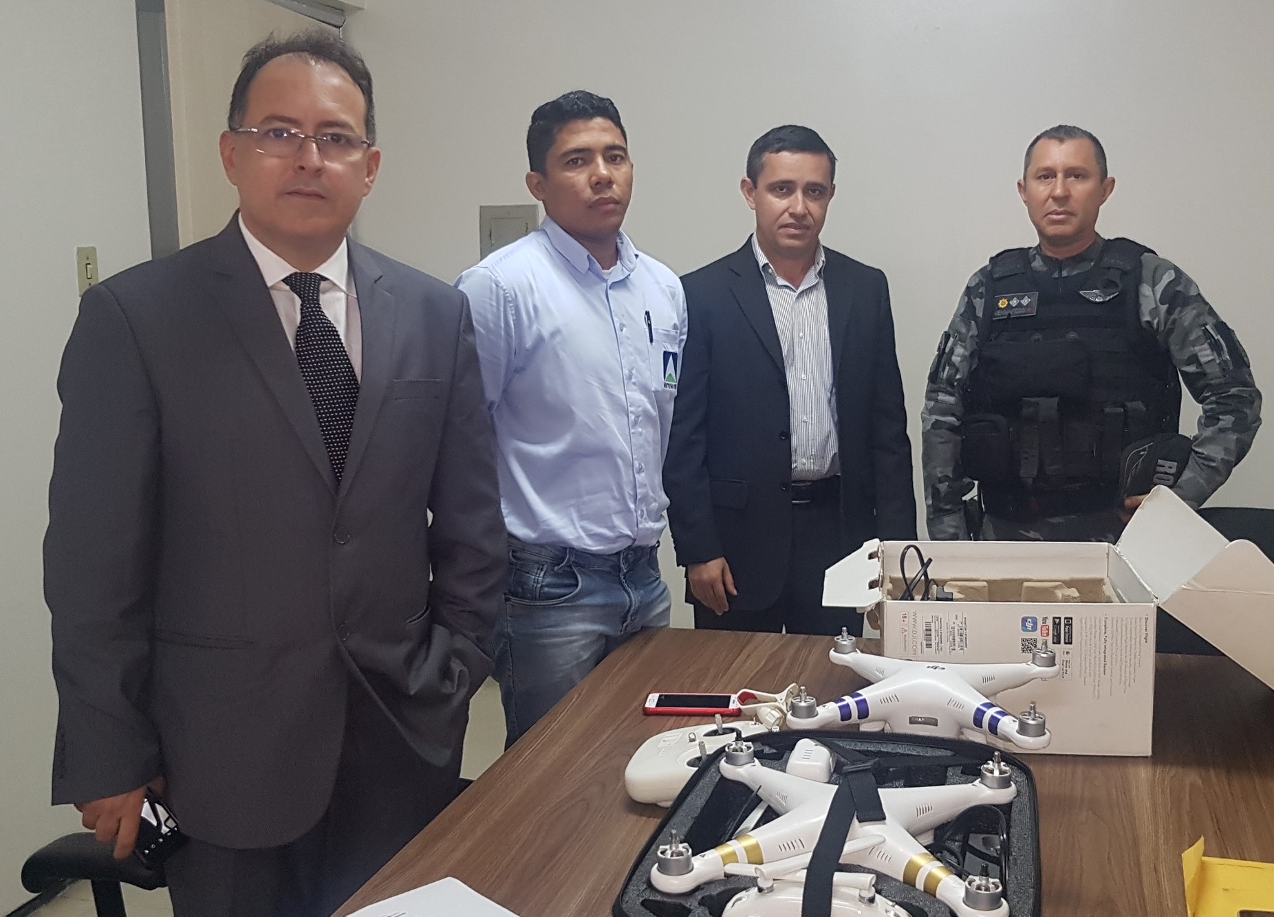 Drones foram doado à PM do Piauí