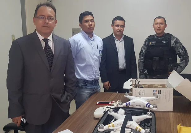 Drones foram doado à PM do Piauí