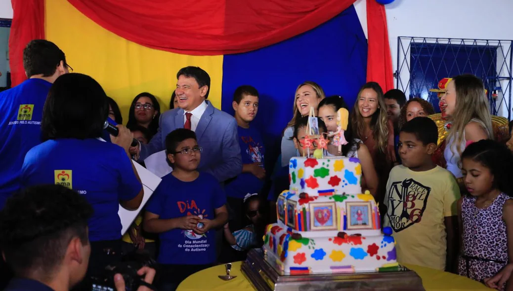 Aniversário do Governador Wellington Dias na Associação de Amigos dos Autistas