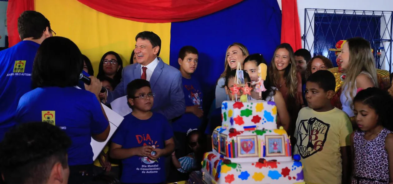 Aniversário do Governador Wellington Dias na Associação de Amigos dos Autistas