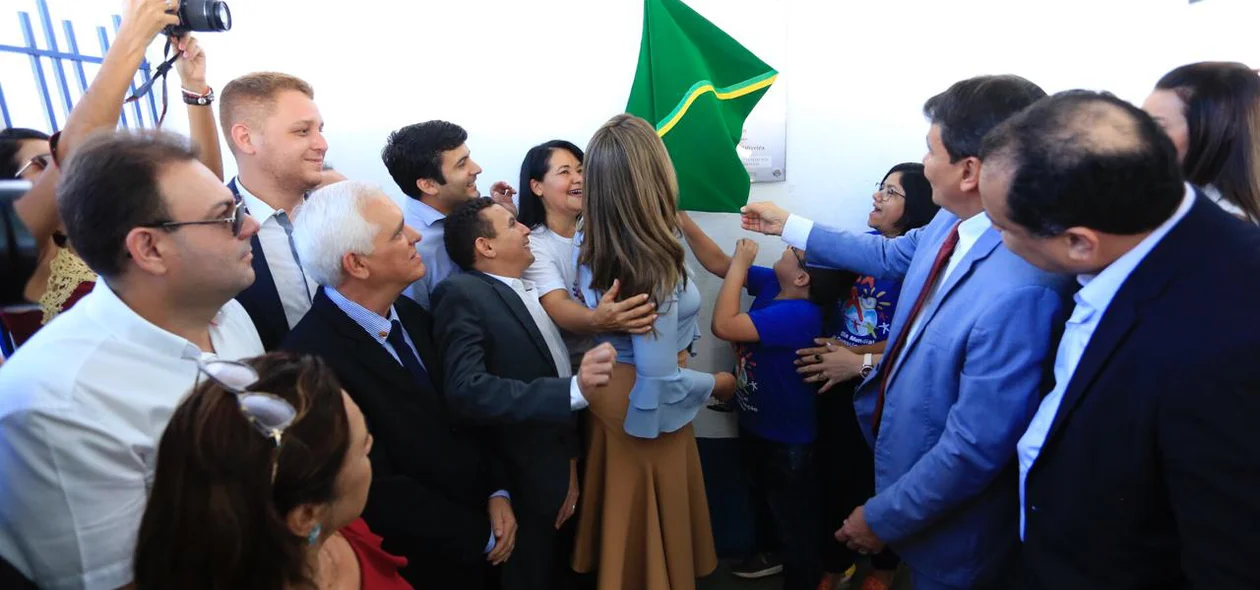 Na ocasião, o governador Wellington Dias inaugurou uma piscina orçada em R$ 110 mil