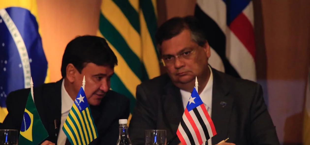 Wellington Dias e Flávio Dino, governador do Maranhão