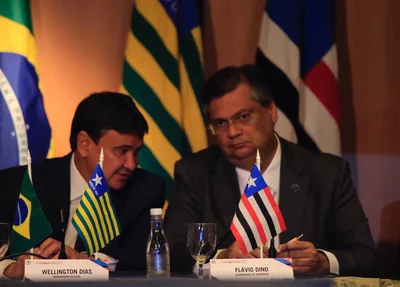 Wellington Dias e Flávio Dino, governador do Maranhão