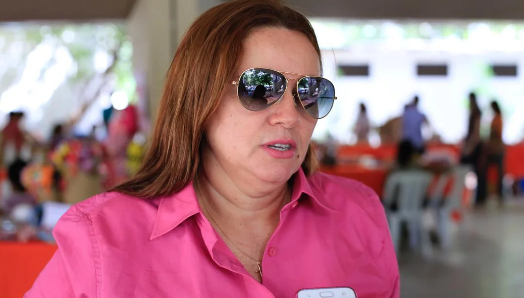 Coordenadora do projeto, Marilene Aguiar