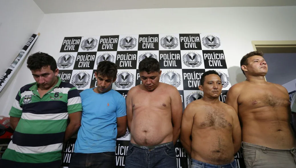 Envolvidos em assaltos a postos de combustíveis 