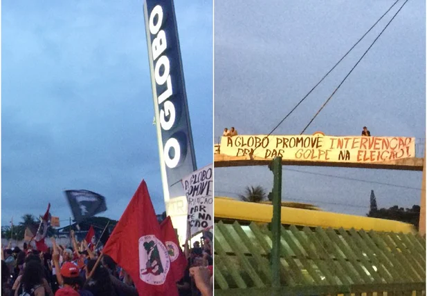 Manifestação dos membros do Movimento Sem Terra