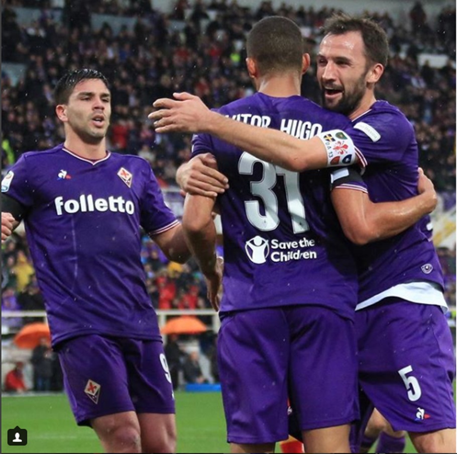 Brasileiro Vitor Hugo marcou o Gol da vitória da Fiorentina