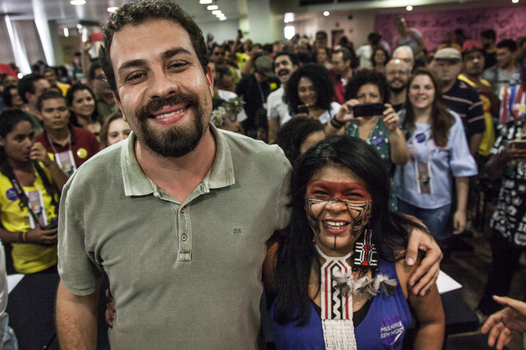 Guilherme Boulos e Sônia Guajajara vão disputar a presidência pelo PSOL