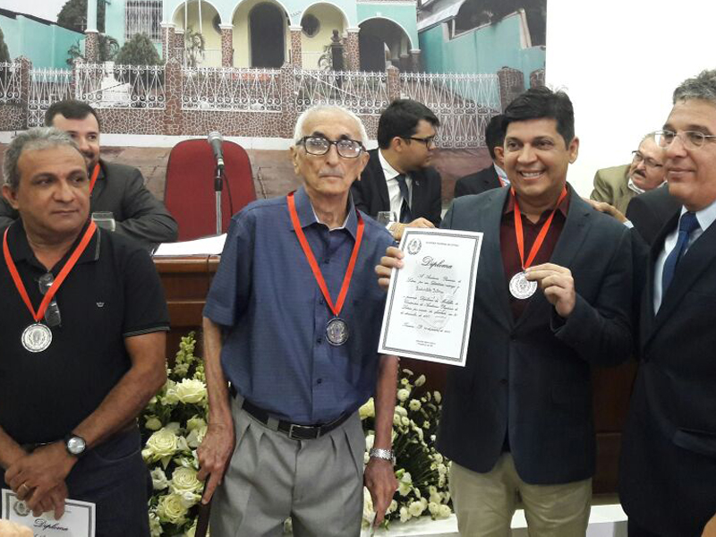 Homenageados no evento