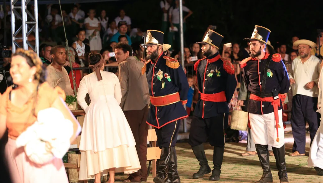 Apresentação da peça teatral “A Batalha do Jenipapo”