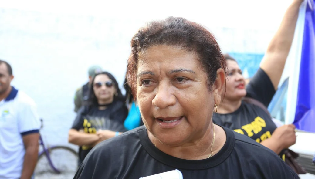Jacinta Bandeira, presidente do SINTE de Campo Maior