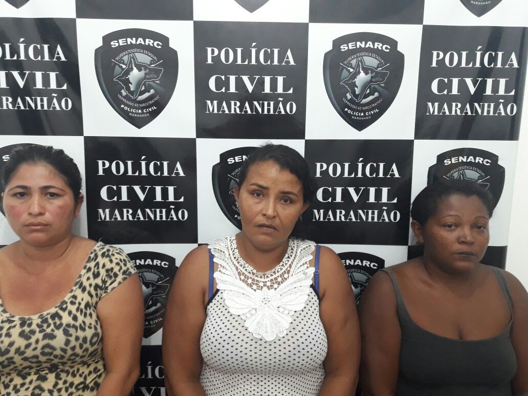 Presas por tráfico de drogas