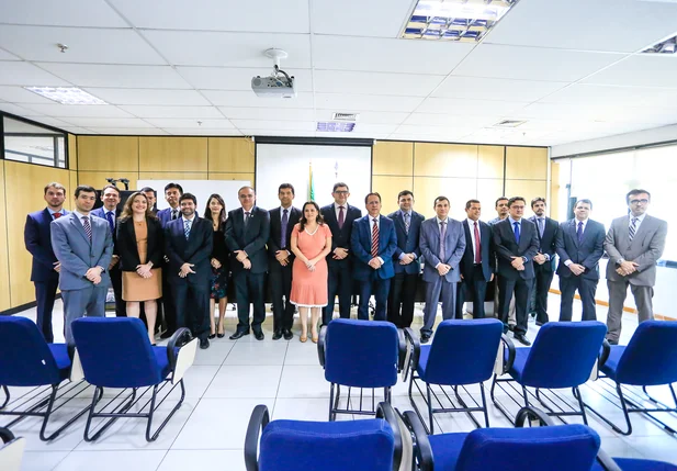 Protesto realizado por juízes e procuradores em Teresina 