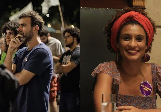 Marcelo Freixo e Marielle Franco