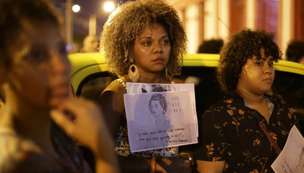 No ato algumas pessoas ficaram emocionadas