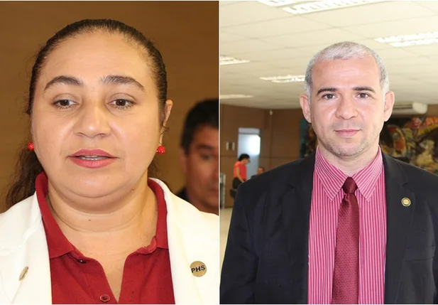 Cida Santiago e Tiago Vasconcelos