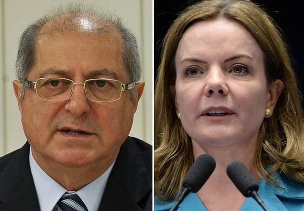 Paulo Roberto e Gleisi Hoffman