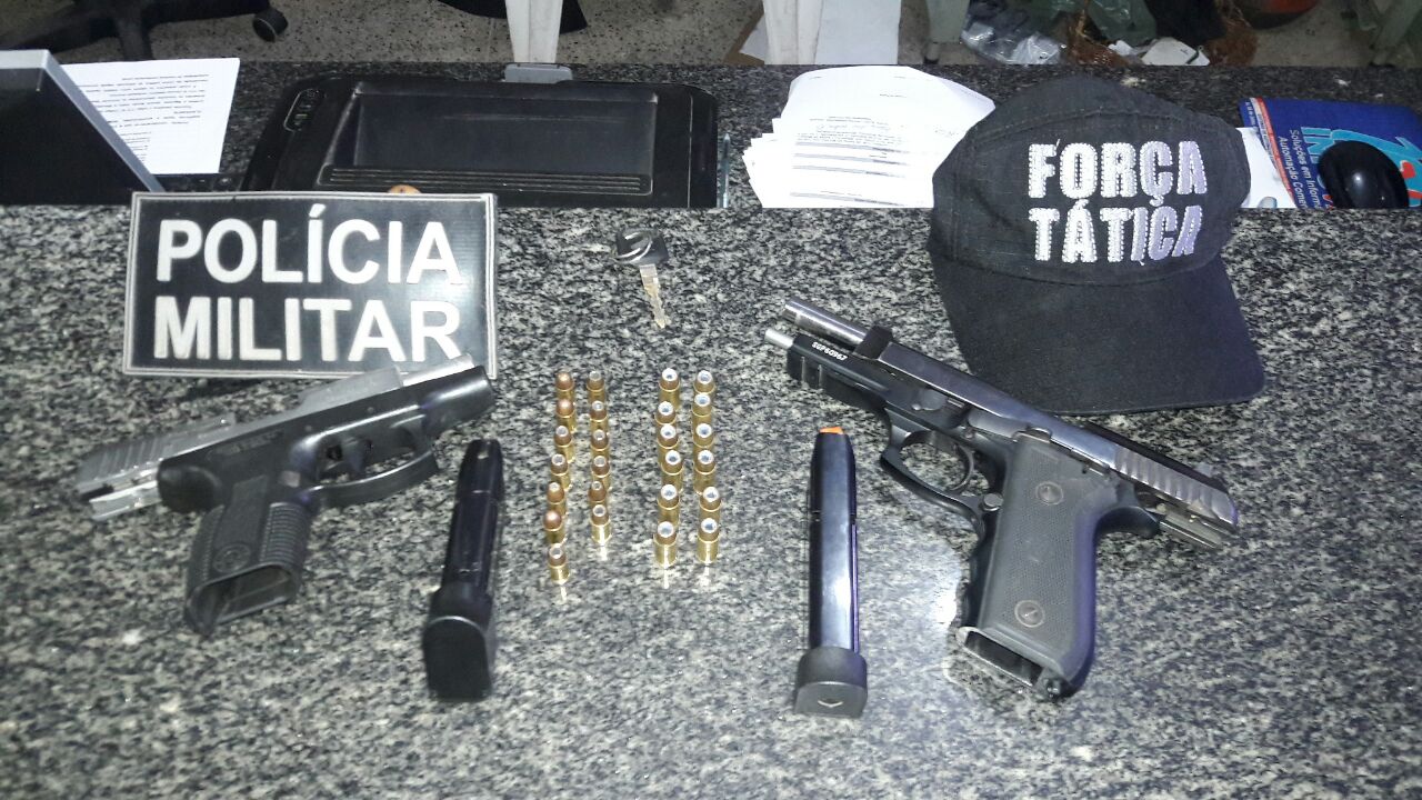 Armas apreendidas