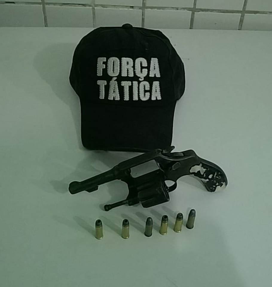 Arma apreendida pela PM 