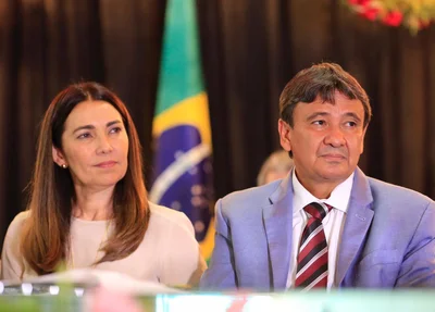 Governador Wellington Dias e a vice-governadora Margarete Coelho 