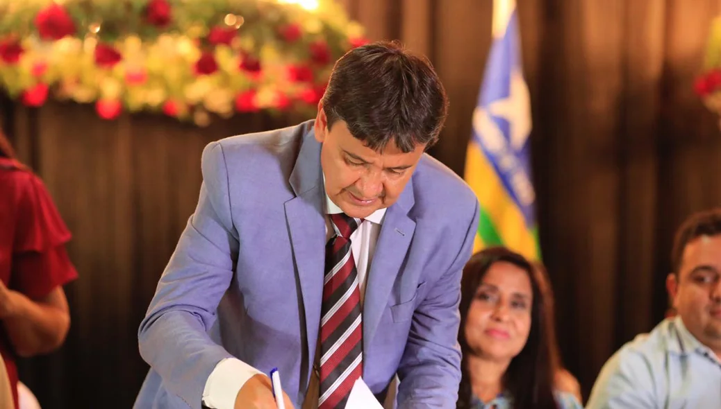 Governador Wellington Dias em evento da SDR