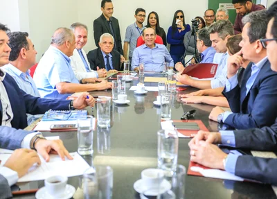 Reunião na sede do MDB