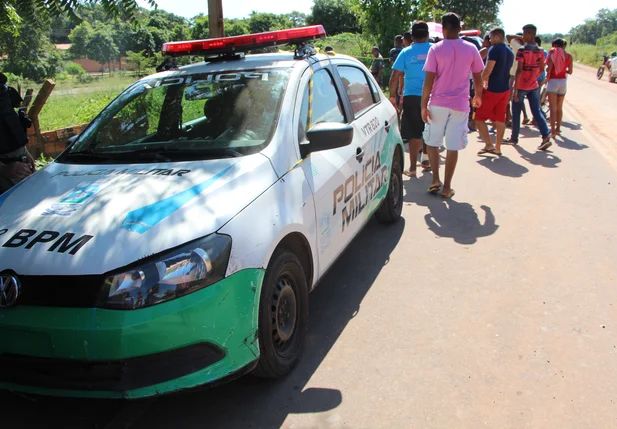 8º BPM esteve no local e isolou a área 