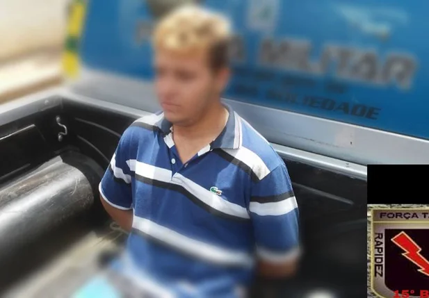 Jovem é preso por tentar matar padrasto com facão