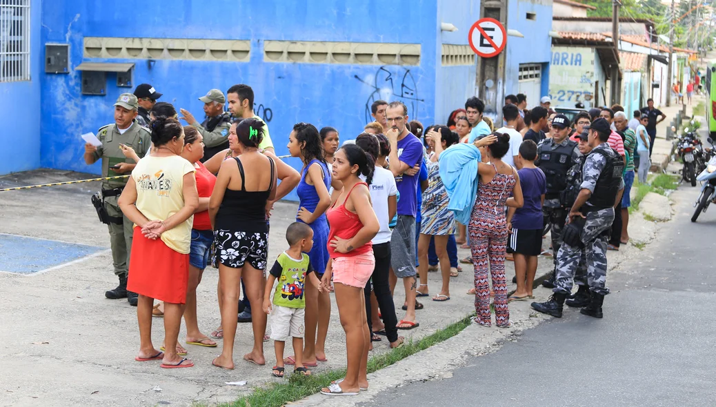 Local do homicídio na zona sudeste 