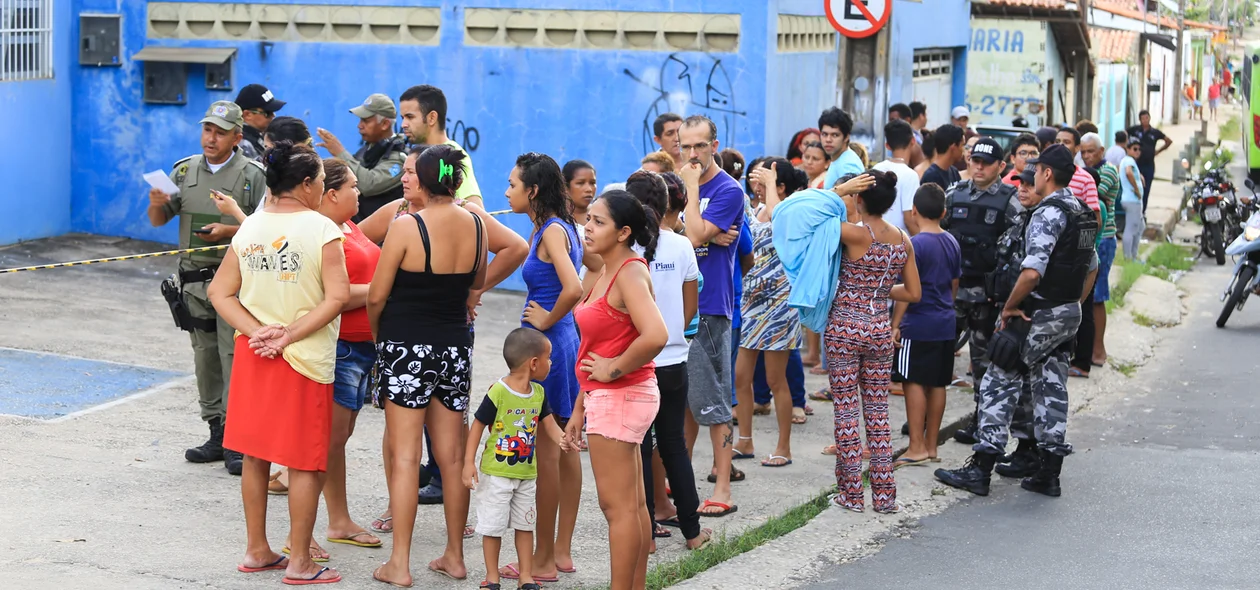 Local do homicídio na zona sudeste 
