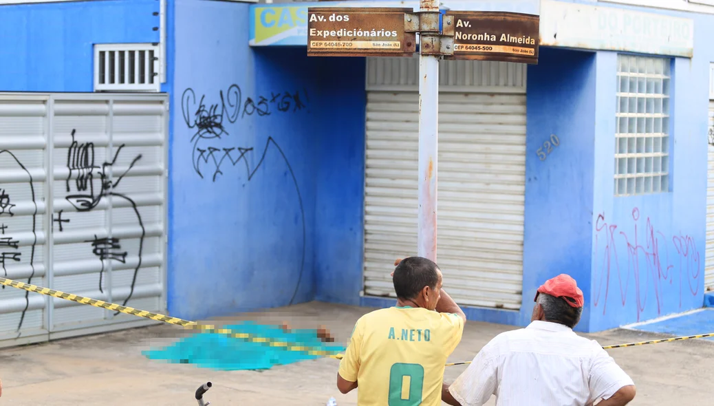 Local onde aconteceu a tentativa de assalto 