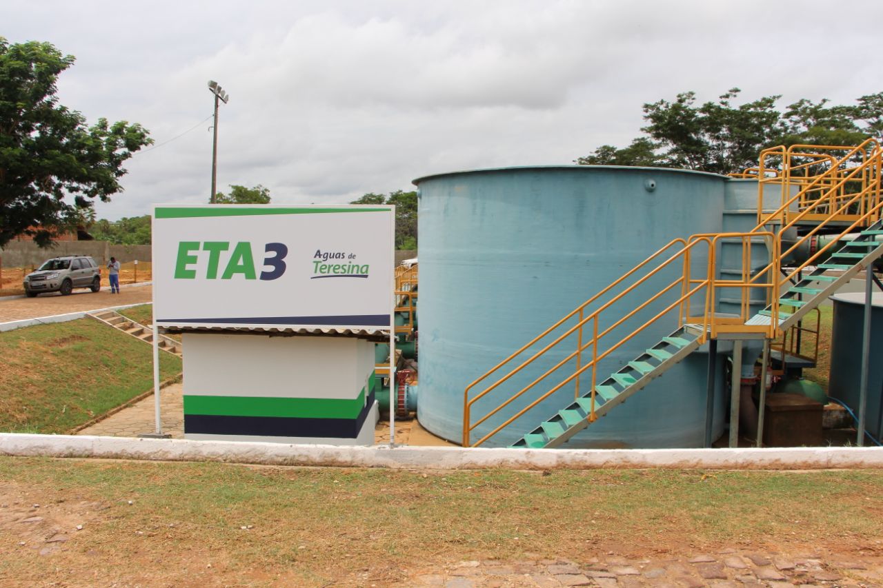Inauguração de adutora na zona sul de Teresina
